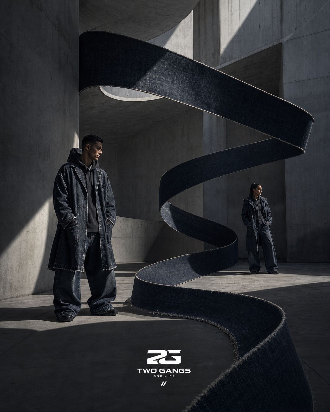 Two Gangs dark fashion campaign