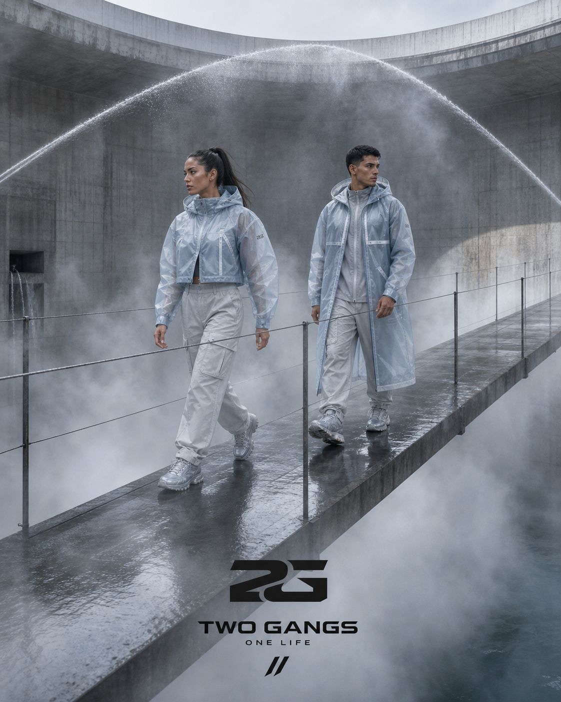 Two Gangs rainwear campaign